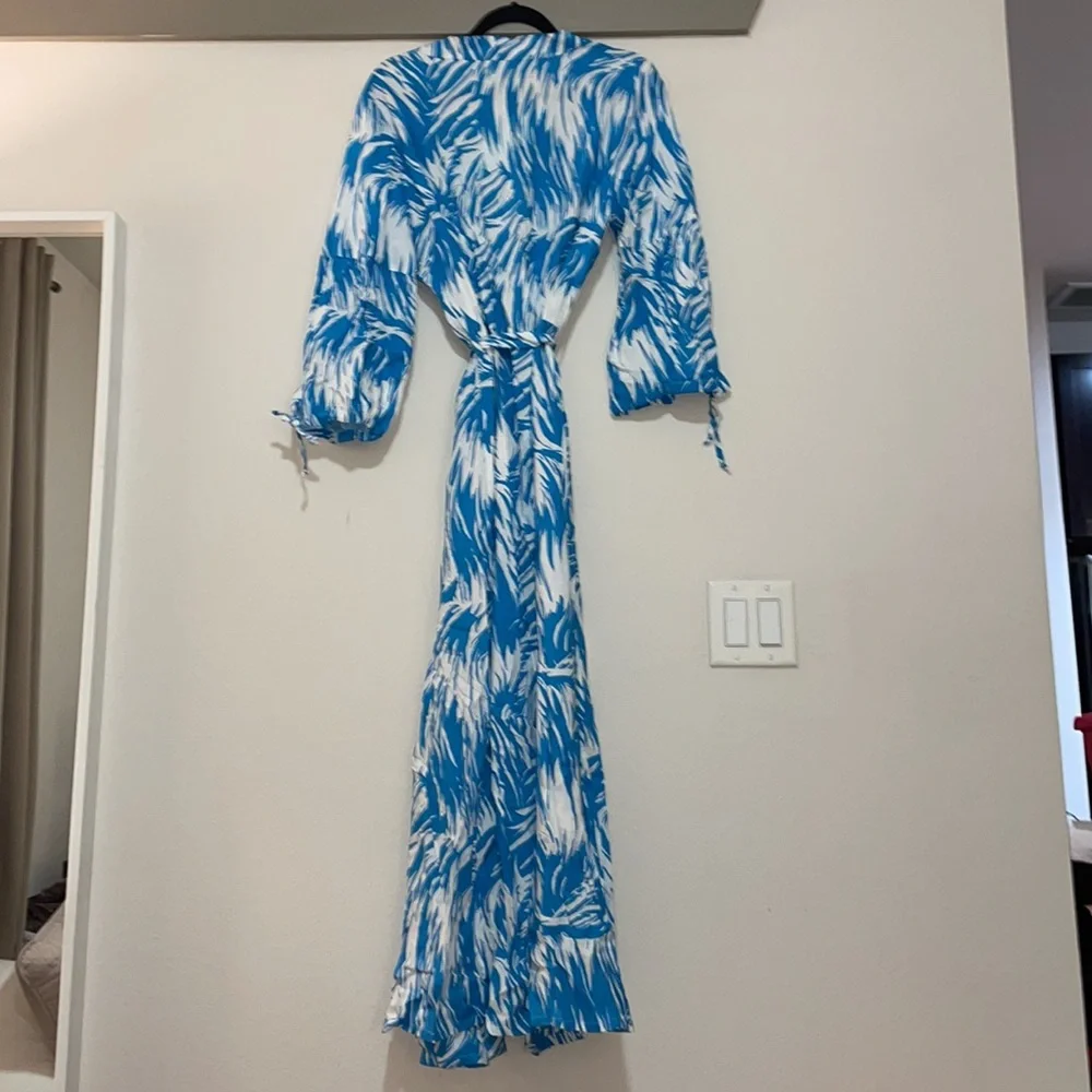 Melissa Odabash Gabby Kaftan Swim Coverup in Splash SZ S NWT - Picture 5 of 8